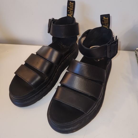 Dr. Martens Platform Black Sandals - Picture 5 of 6